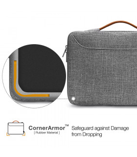 Defender-A22 (16") Laptop Briefcase, Grey