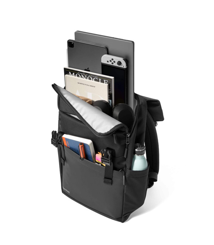 Slash-T64 Flip Laptop Backpack 18L, Black