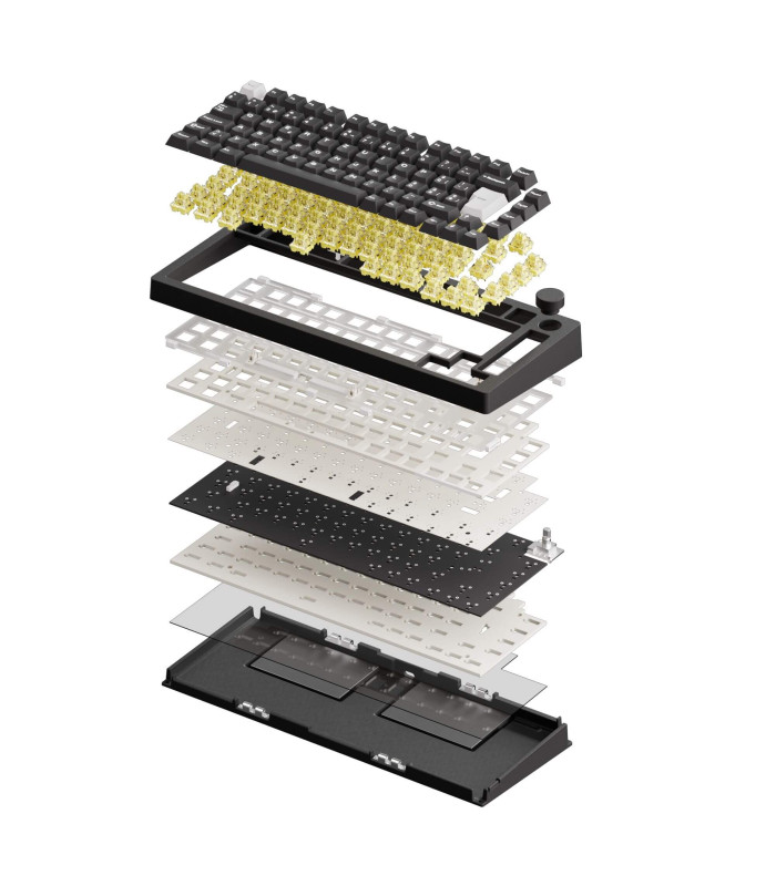 Akko MonsGeek M1 V5 WOB ISO-CH Akko V3 Cream Yello