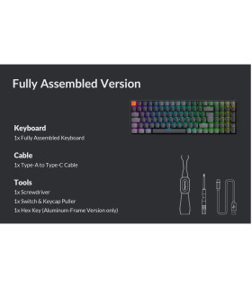 Keychron K4 QMK v3 Banana Switch (CH)