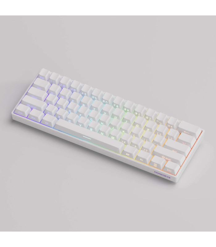 Akko MonsGeek FUN60 Pro-ST White Glare Magnetic 
