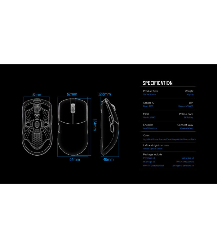 LAMZU MAYA X Cloud White Edition