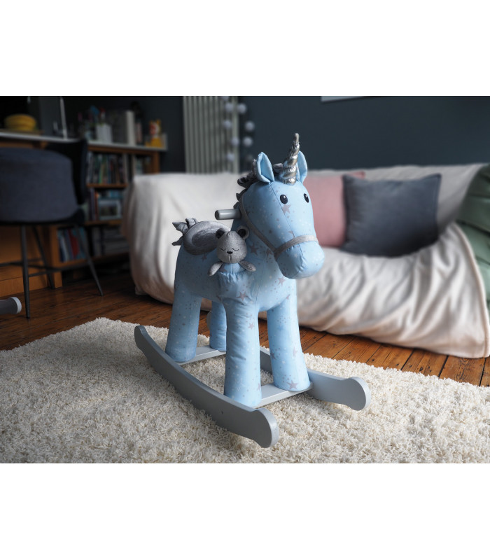 Moonbeam & Rae Rocking Unicorn (12m)