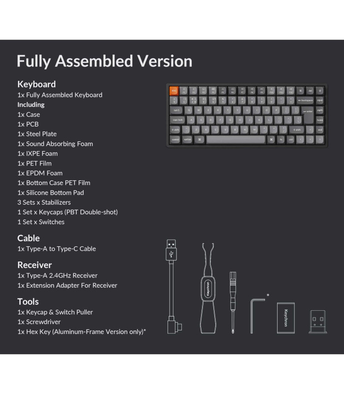 Keychron K2 Max Red Switch  (CH)