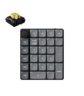 Keychron K0 Max Black QMK Banana Switch NumberPad 