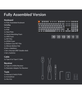 Keychron K10 Max Brown Switch  (CH)