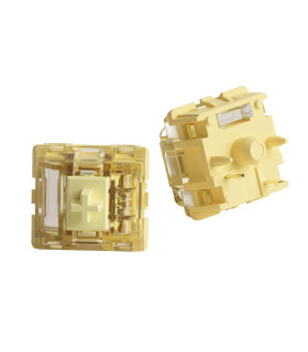 Akko V5 Pro Cream Yellow-5pin (45pcs) with LED Condenser