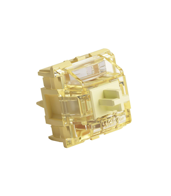 Akko V5 Pro Cream Yellow-5pin (45pcs) with LED Condenser