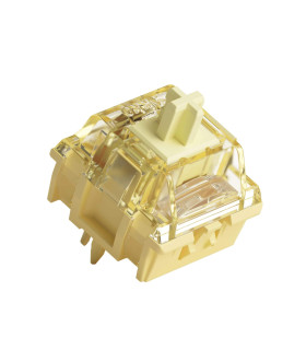 Akko V5 Pro Cream Yellow-5pin (45pcs) with LED Condenser