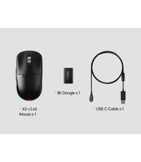 X2 v3 eS Wireless Black - Mini Size 1