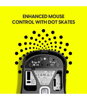 Xlite CrazyLight Gaming Mouse Jet Black - Mini Size 1