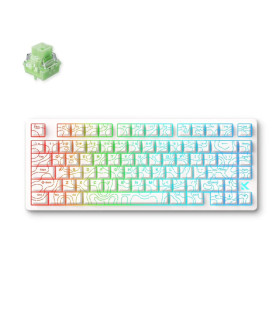 Jet 75 E-sport Magnetic Switch Keyboard White Top.