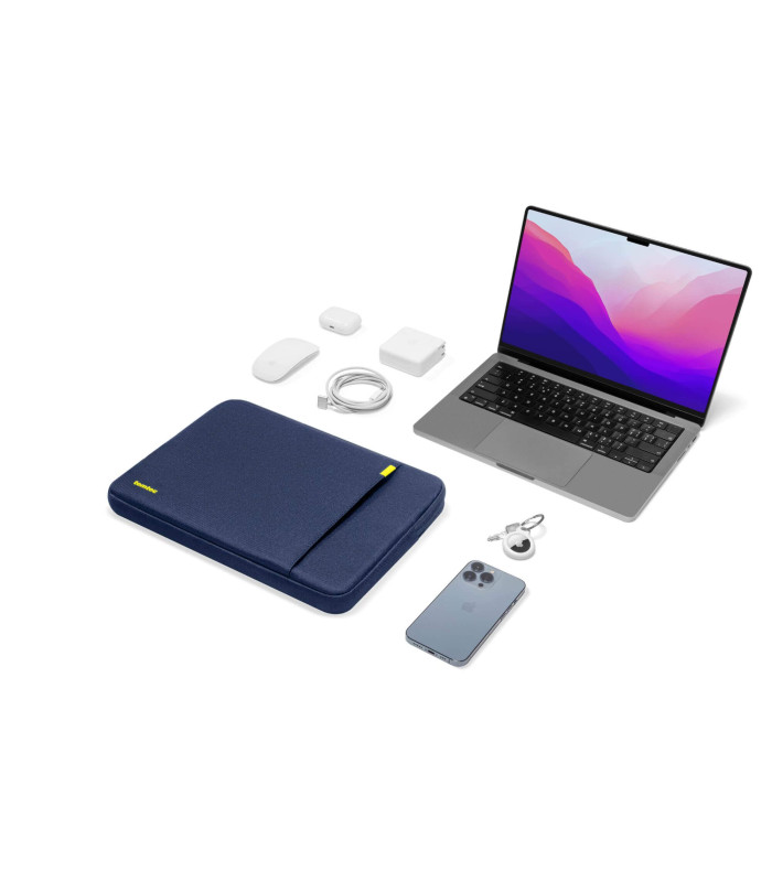 Defender-A13 (13.5-14.4") Laptop Sleeve, Navy Blue