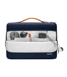 Defender-A14 (13.5-14.4") Laptop Briefcase, Navy Blue