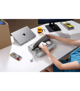 Defender-A14 (13.5-14.4") Laptop Briefcase, Grey