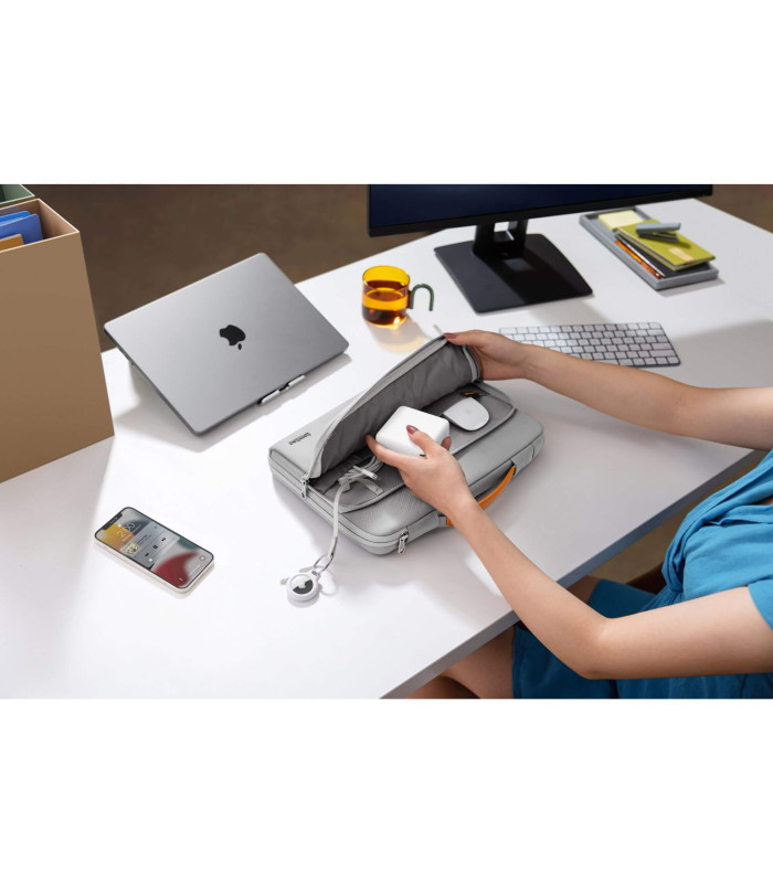 Defender-A14 (13.5-14.4") Laptop Briefcase, Grey