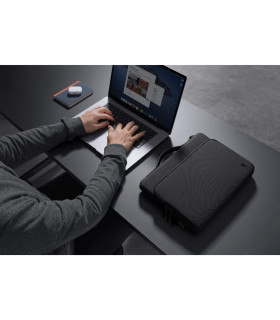 Defender-A14 Premium (13.5-14.4") Laptop Briefcase, Black