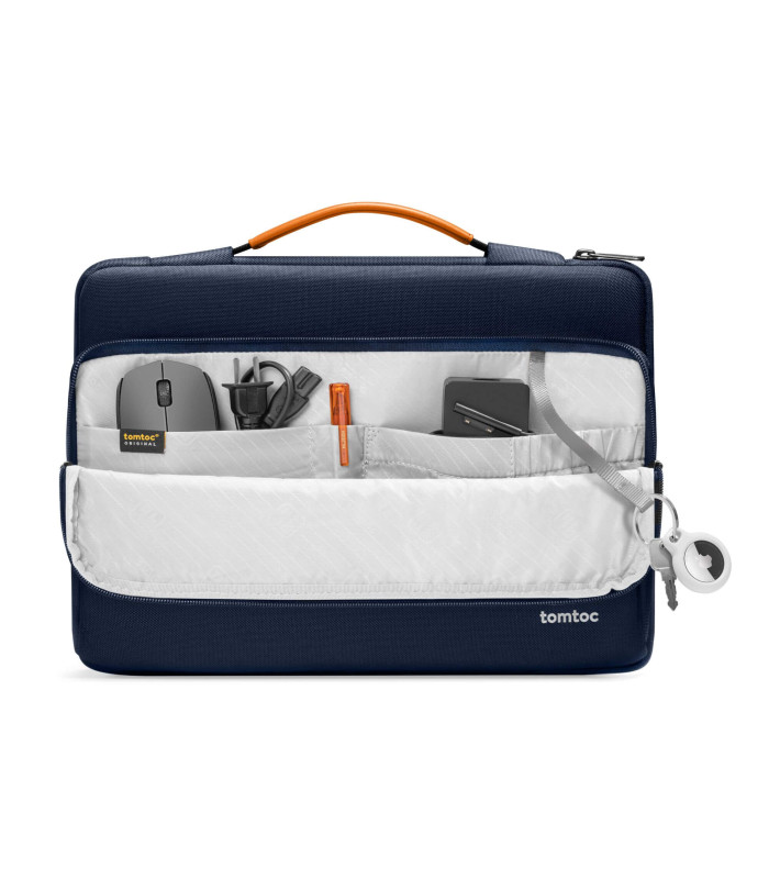 Defender-A14 (15.6-16.2") Laptop Briefcase, Navy Blue