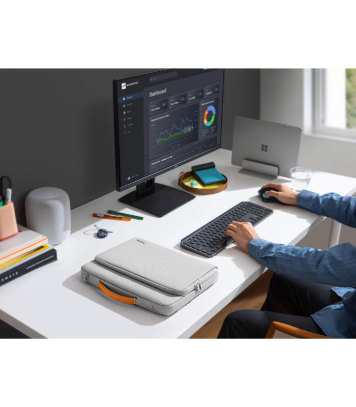 Defender-A14 (15.6-16.2") Laptop Briefcase, Grey