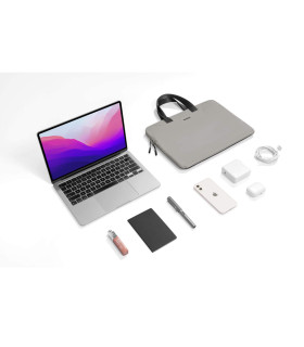 tomtoc TheHer-A21 Laptop Handbag, Grey