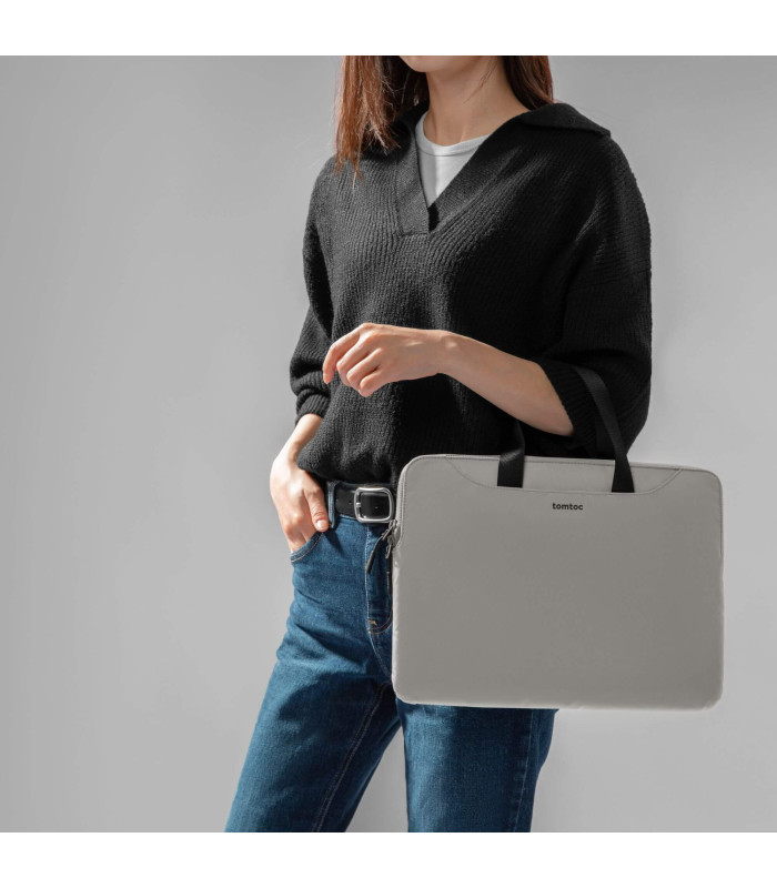 tomtoc TheHer-A21 Laptop Handbag, Grey