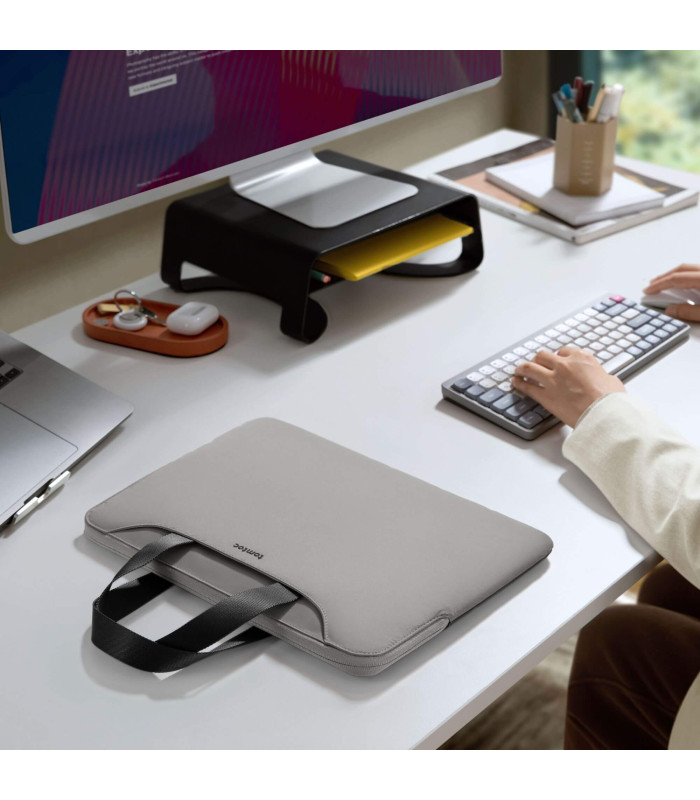 tomtoc TheHer-A21 Laptop Handbag, Grey