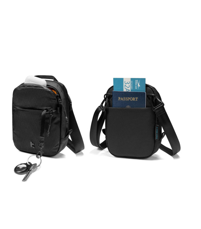 tomtoc Aviator-T37 Travel Crossbody Bag X-Pac Black 1.3L