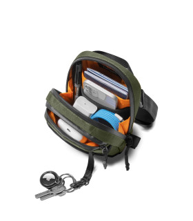 tomtoc Aviator-T37 Travel Crossbody Bag X-Pac Olive 1.3L