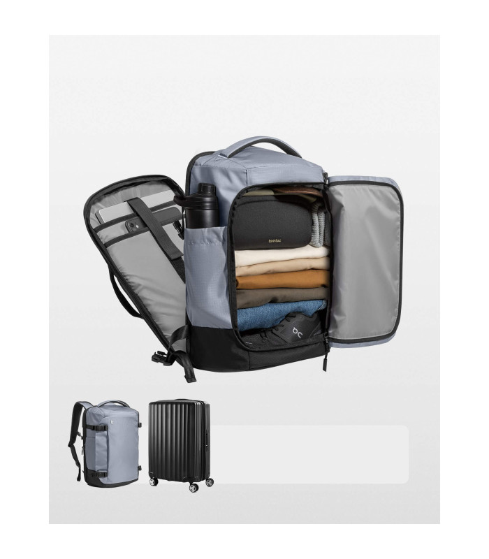 Navigator-T66 Liteway Travel Laptop Backpack 40L, Grey