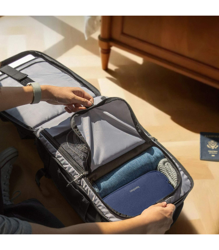 tomtoc Navigator-T66 Liteway Travel Laptop Backpack 28L, Black