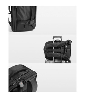 tomtoc Navigator-T66 Liteway Travel Laptop Backpack 28L, Black