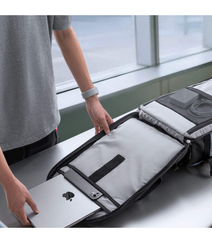 tomtoc Navigator-T66 Liteway Travel Laptop Backpack 28L, Grey