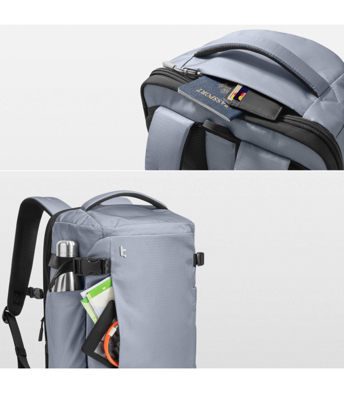 tomtoc Navigator-T66 Liteway Travel Laptop Backpack 28L, Grey