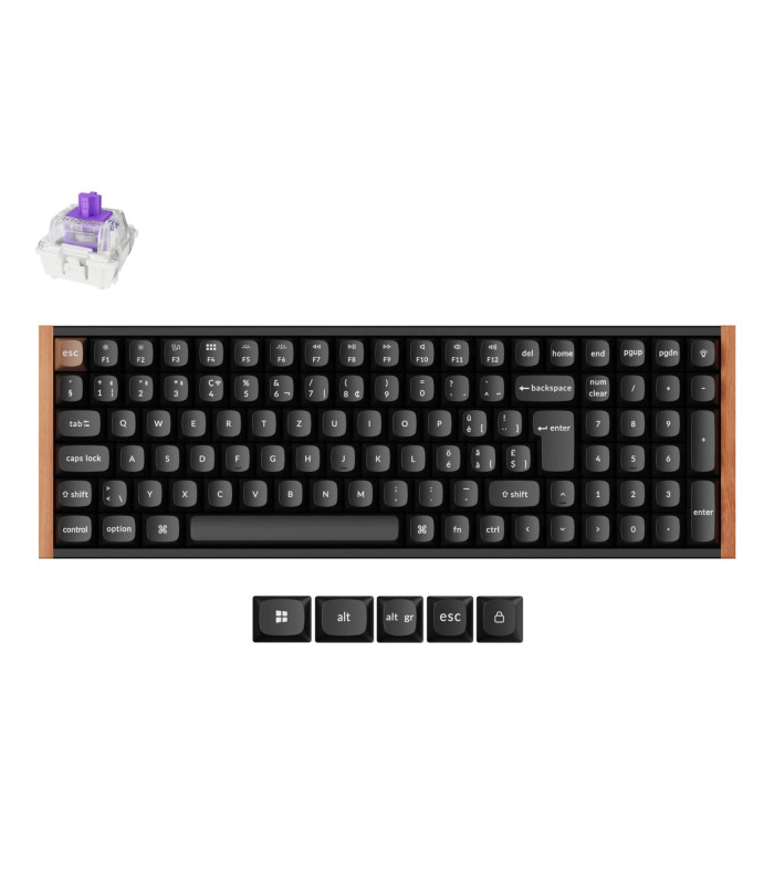 Keychron K4 HE Black Wood Magnetic Switch (CH)