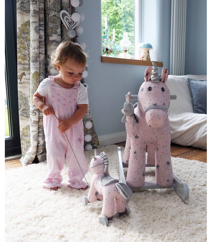 Celeste Unicorn Pull Along