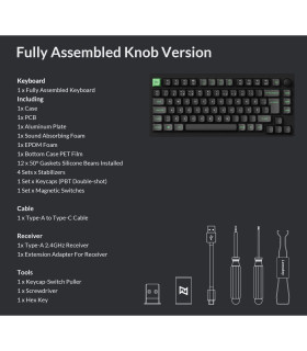 Lemokey P1 HE Magnetic Switch (CH) w/Knob