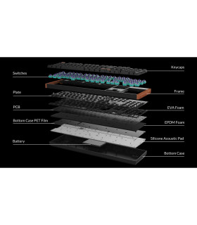 Keychron K10 HE Black Wood Magnetic Switch (US)