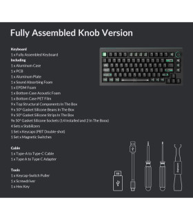 Keychron x Lemokey L5 HE Cyber Magnetic Switch (CH) w/Knob