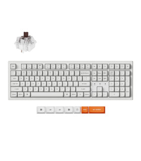Keychron K10 Max White Brown Switch  (US)