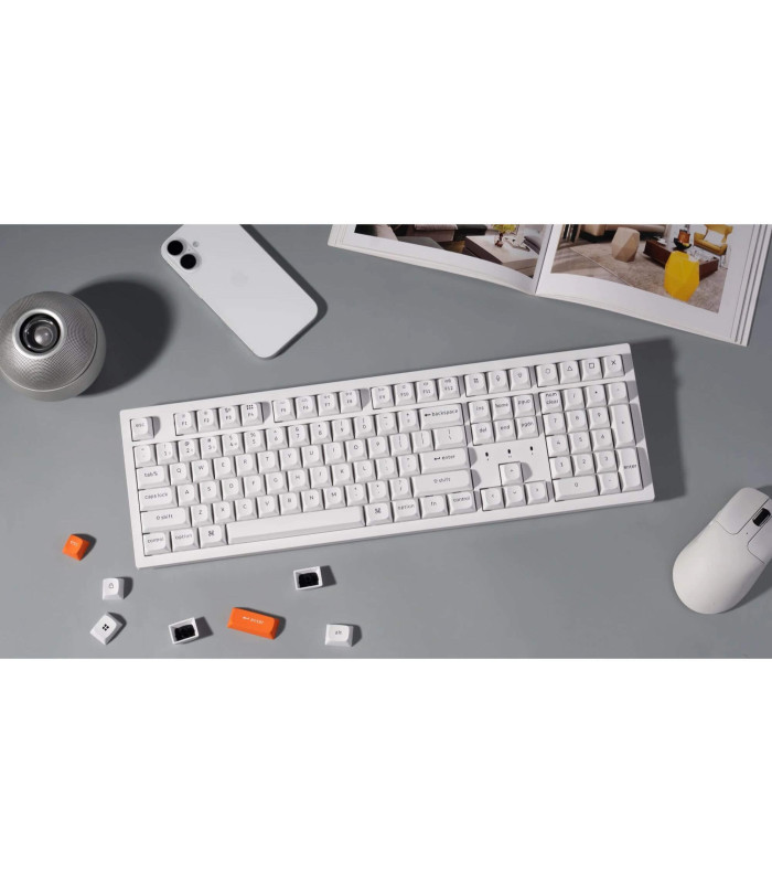 Keychron K10 Max White Brown Switch  (US)