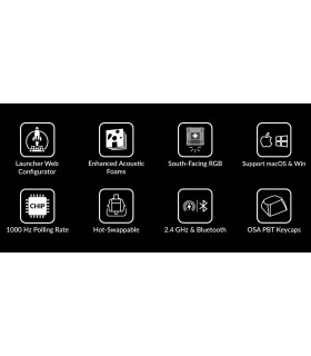 Keychron K10 Max White Brown Switch  (US)