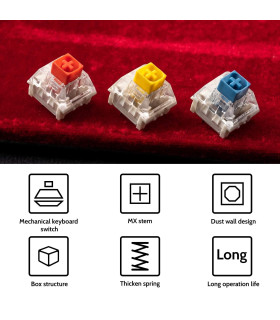 Kailh BOX Heavy Switch Burnt Orange 110pcs/Set