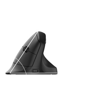 Keychron M5 Wireless Ergonomic Mouse Black (8K)