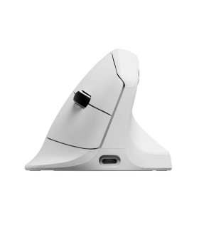 Keychron M5 Wireless Ergonomic Mouse White (8K)