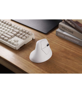 Keychron M5 Wireless Ergonomic Mouse White (8K)