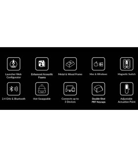 Keychron K4 HE Black Wood Magnetic Switch (CH)