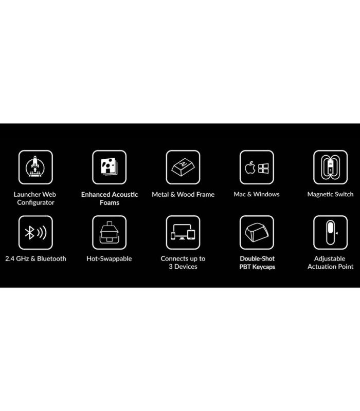 Keychron K4 HE Black Wood Magnetic Switch (CH)