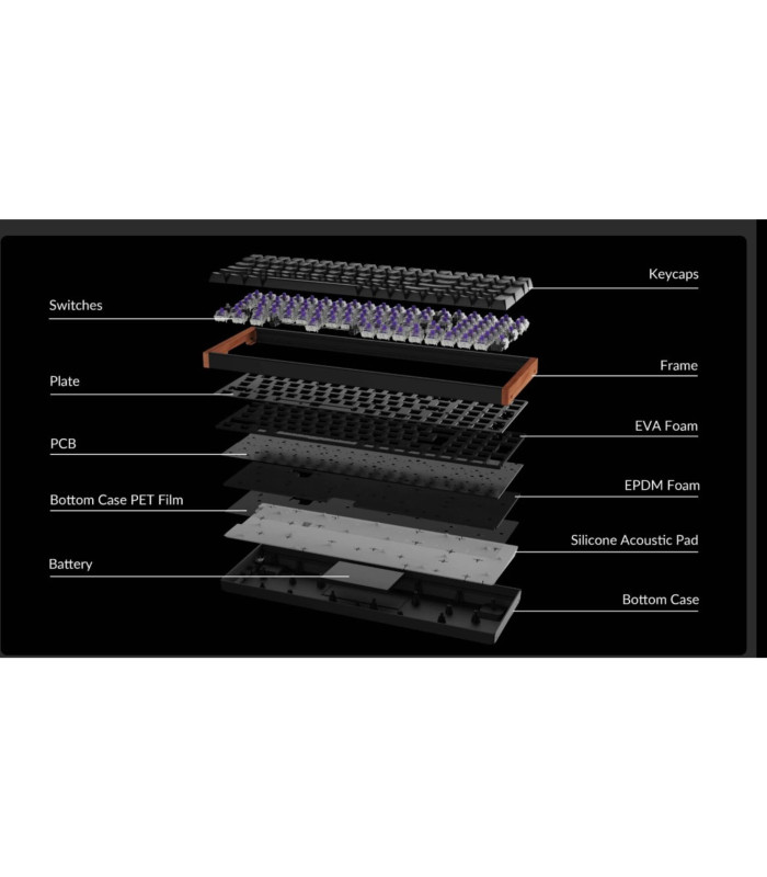 Keychron K4 HE Black Wood Magnetic Switch (CH)