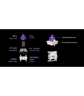 Keychron K4 HE Black Wood Magnetic Switch (CH)