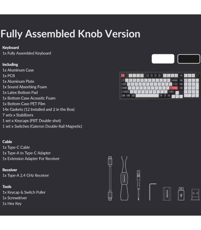 Q5 HE Carbon Black QMK Magnetic Switch (CH)